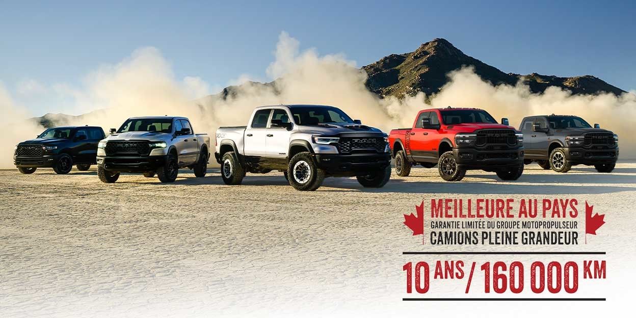 Gamme de camions RAM 