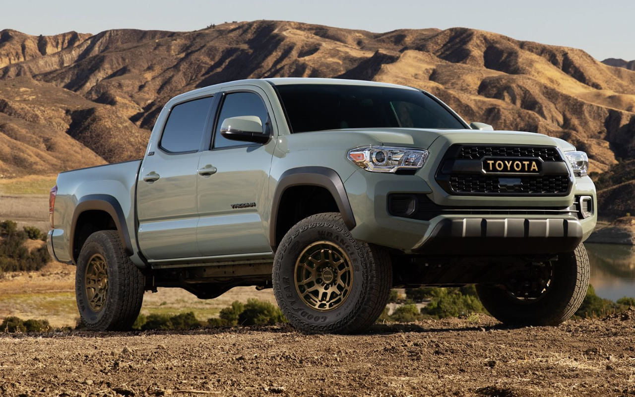 front side view of a 2023 Toyota Tacoma