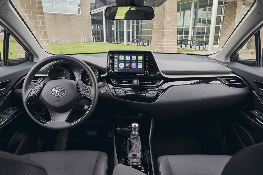 Interior view of the 2021 Toyota C-HR