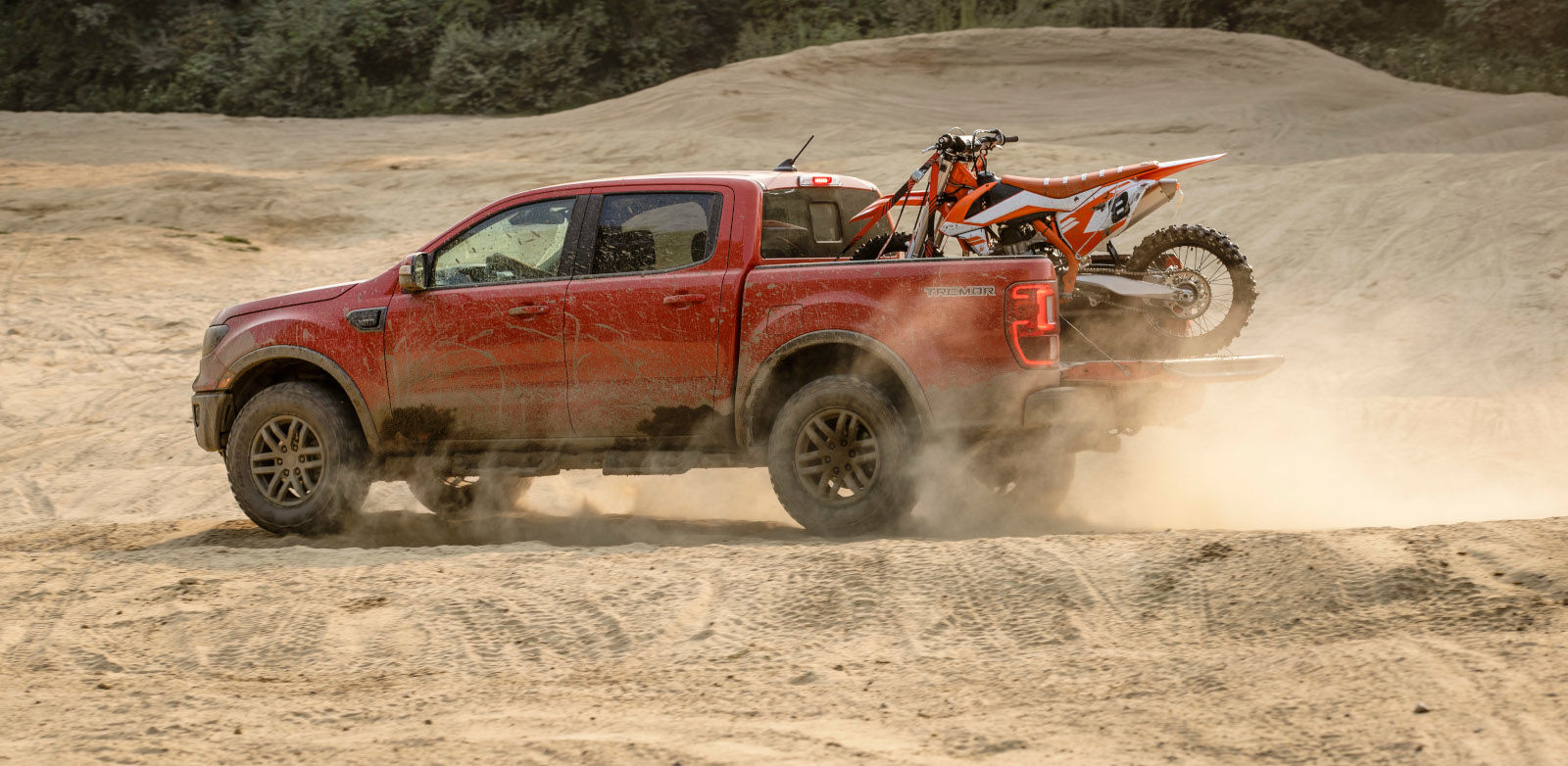 2024 Ford F-150 Ranger in the desert