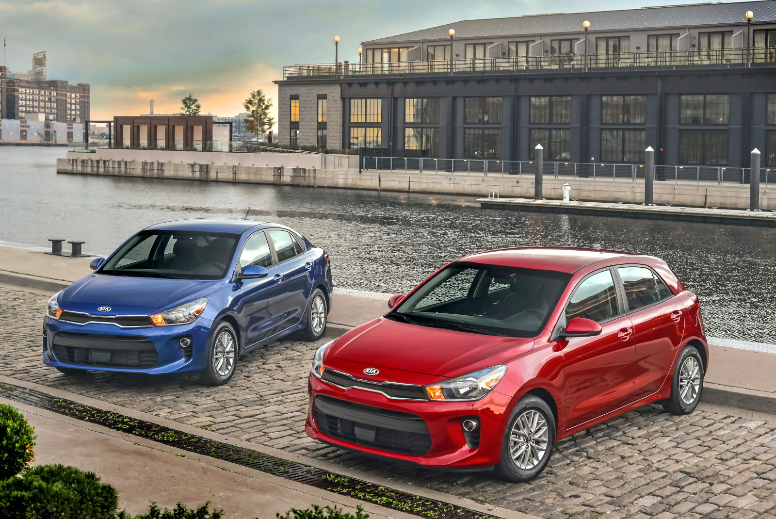 Kia Rio sedan and hatchback