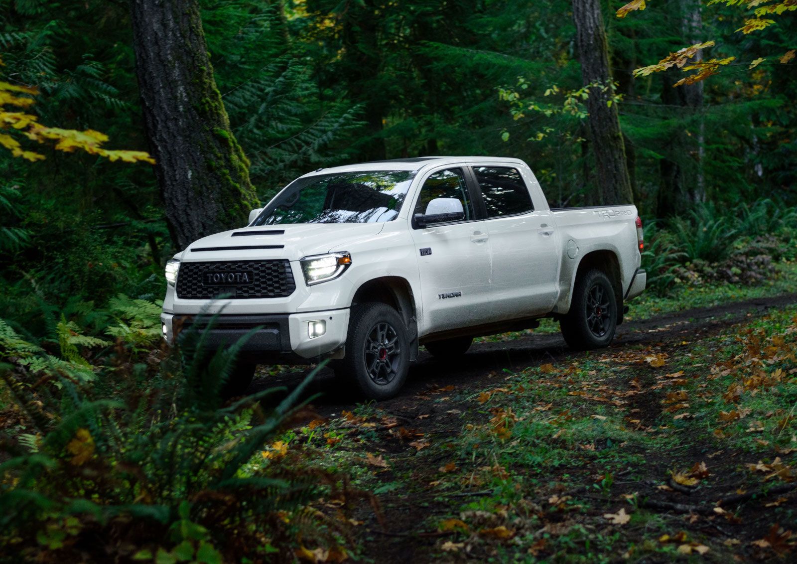 2020 Toyota Tundra - a white 2020 Toyota Tundra parked off-road - AutoPark Barrie pre-owned car dealer in Innisfil, Ontario
