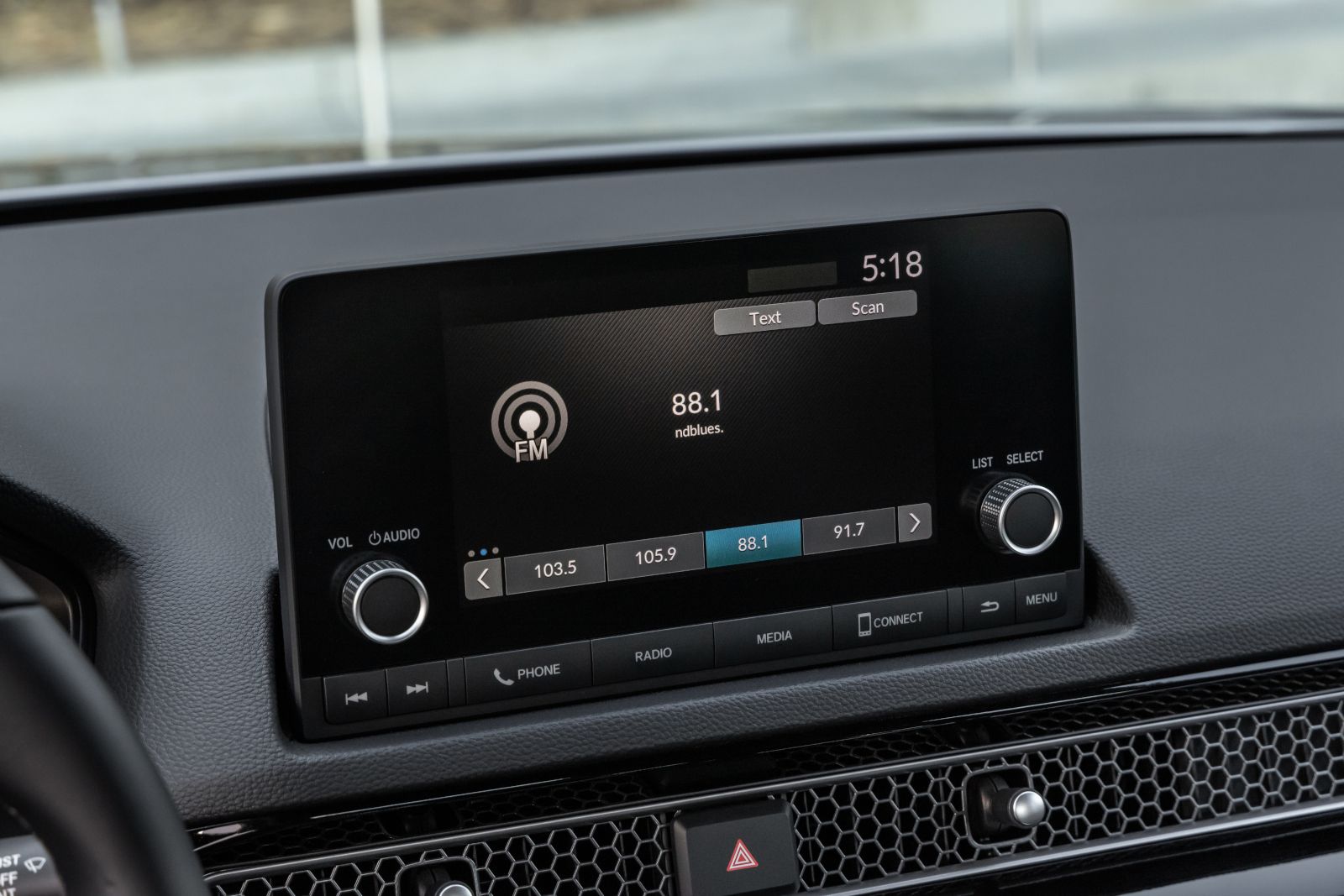 2026 Honda Civic Sedan - close-up view of the infotainment touchscreen display - Goderich Honda - New car dealership in Goderich, Ontario