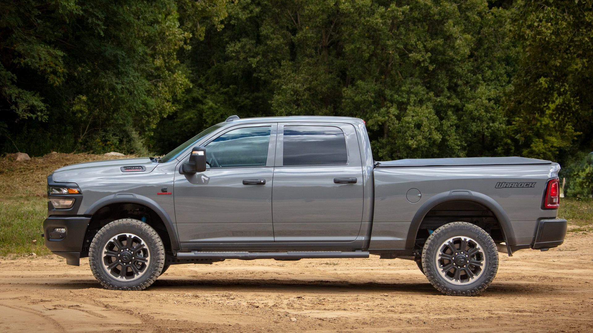 2026 Ram 2500 Warlock - side profile view of a grey 2026 Ram 2500 Warlock - Cooksville Chrysler, Jeep, Dodge, Ram - New car dealership in Mississauga, Ontario