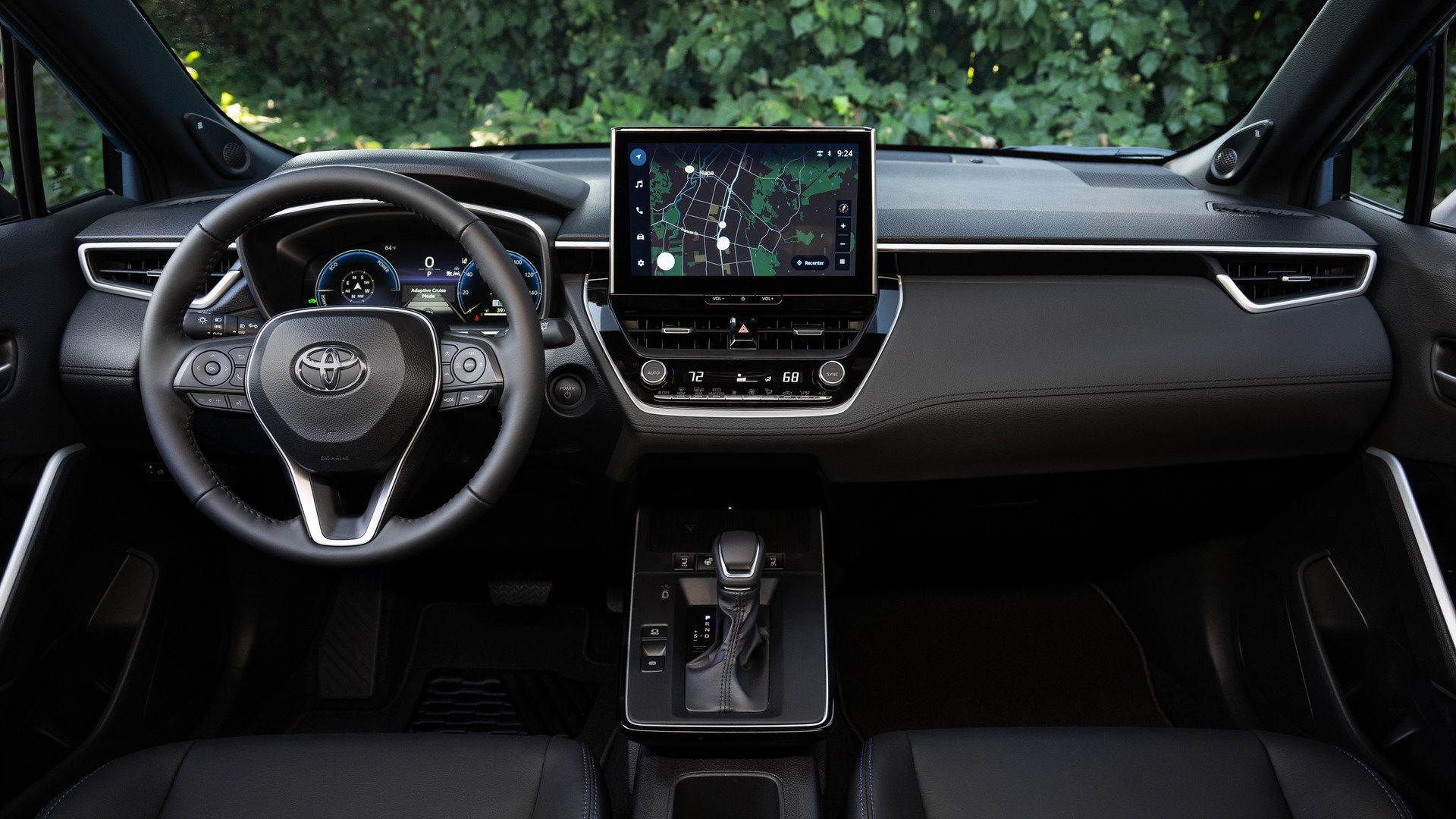 2026 Toyota Corolla Cross - Interior view of the 2026 Toyota Corolla Cross dashboard and infotainment system - Georgetown Toyota - Toyota car dealership in Georgetown, Ontario