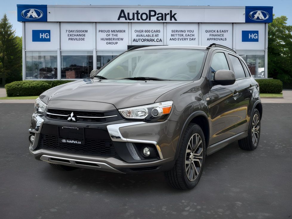 Mitsubishi RVR - Front three-quarter view of a grey Mitsubishi RVR SUV - AutoPark Brampton - Used car dealership in Barrie, Ontario
