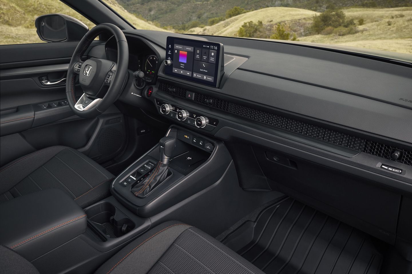 2027 Honda CR-V - interior view of the 2027 Honda CR-V dashboard and touchscreen display - Goderich Honda - Honda car dealership in Goderich, Ontario
