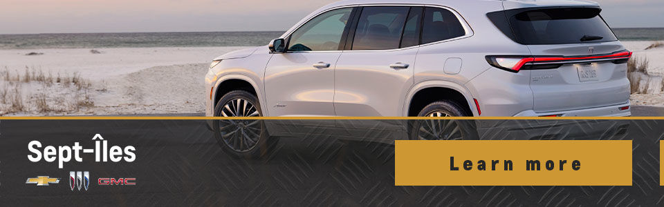 call to action button info on the new 2025 buick enclave avenir suv for pre order at sept-iles gm chevrolet buick gmc dealership