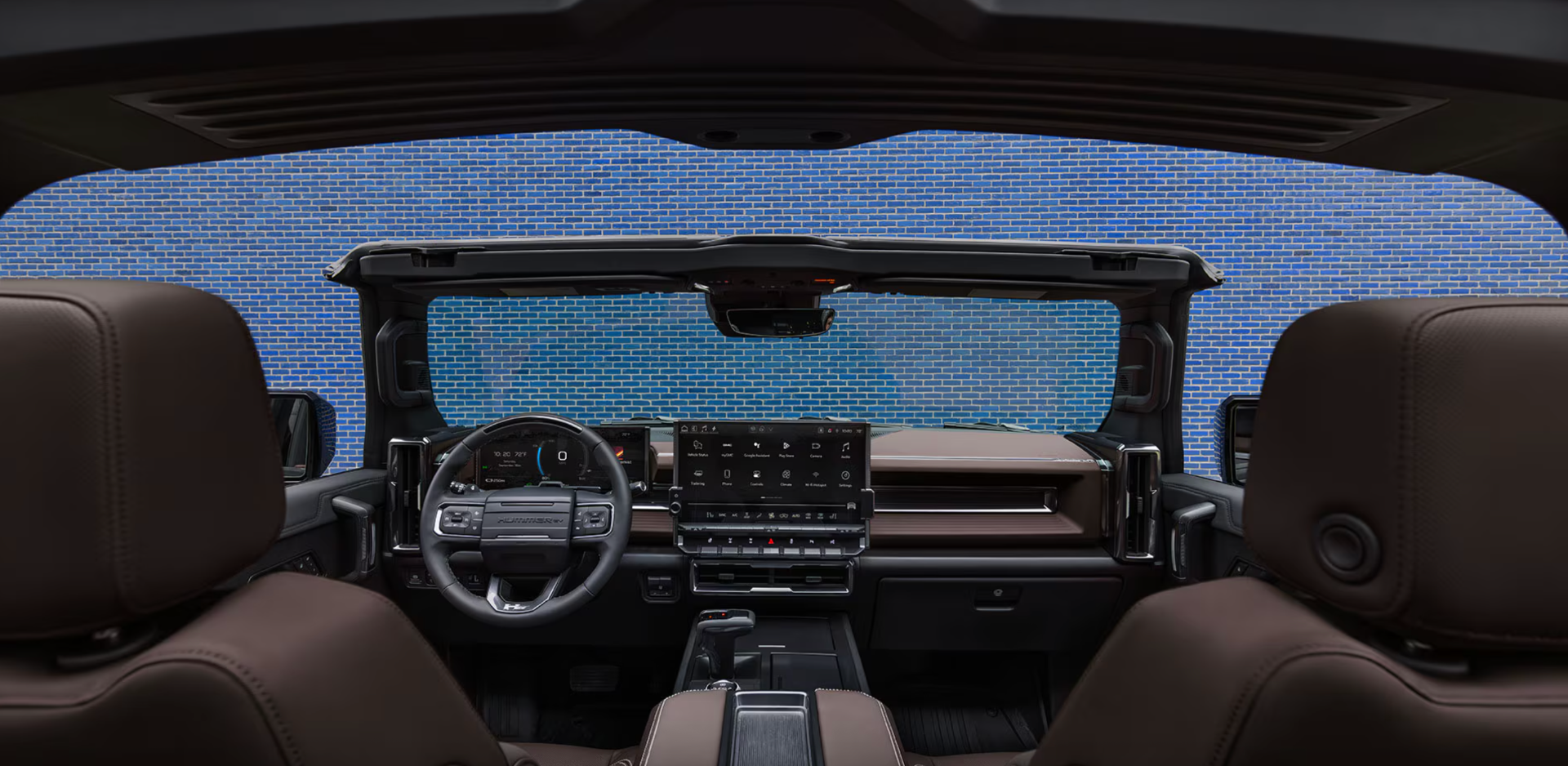 image qui montre la vue panoramique du Hummer 2026. 