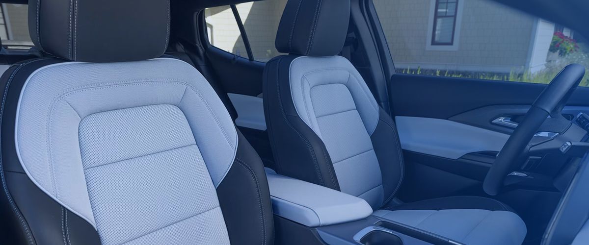 Image showing the interior space of the 2025 Equinox EV.