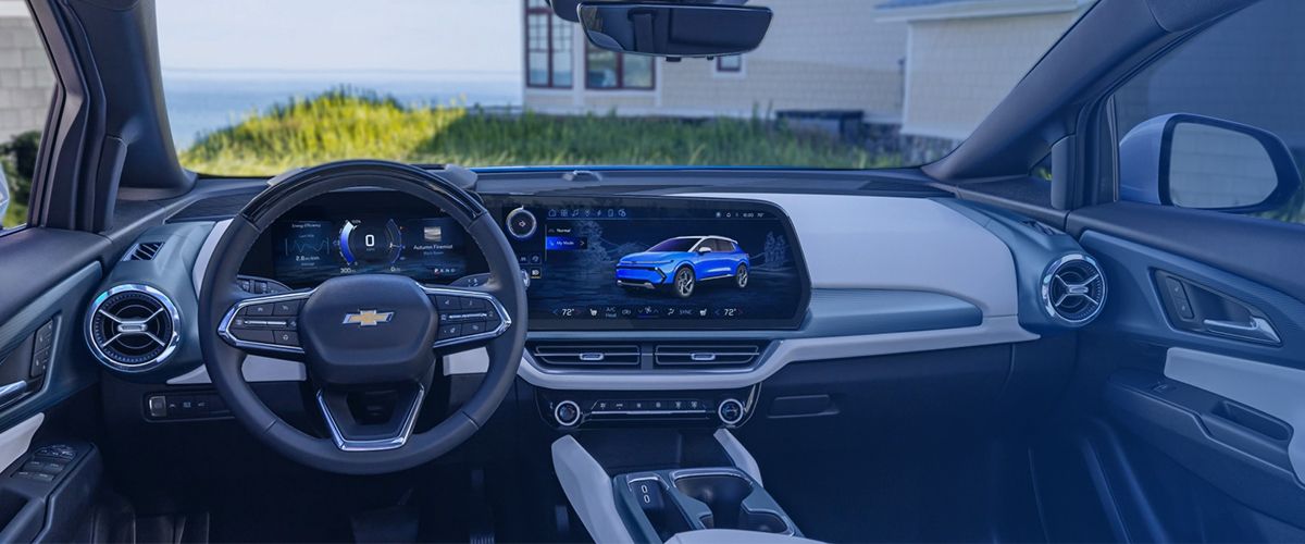 Image showing the technology of the 2025 Equinox EV.