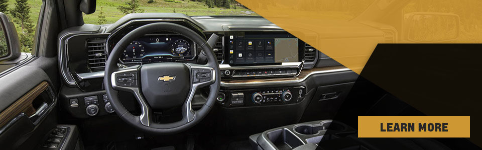 Best truck of 2022 the chevrolet silverado ZR2 interior view with the center console and the luxury leather