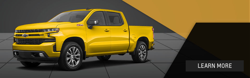 Learn more: image of a yellow ford F-150 pickup