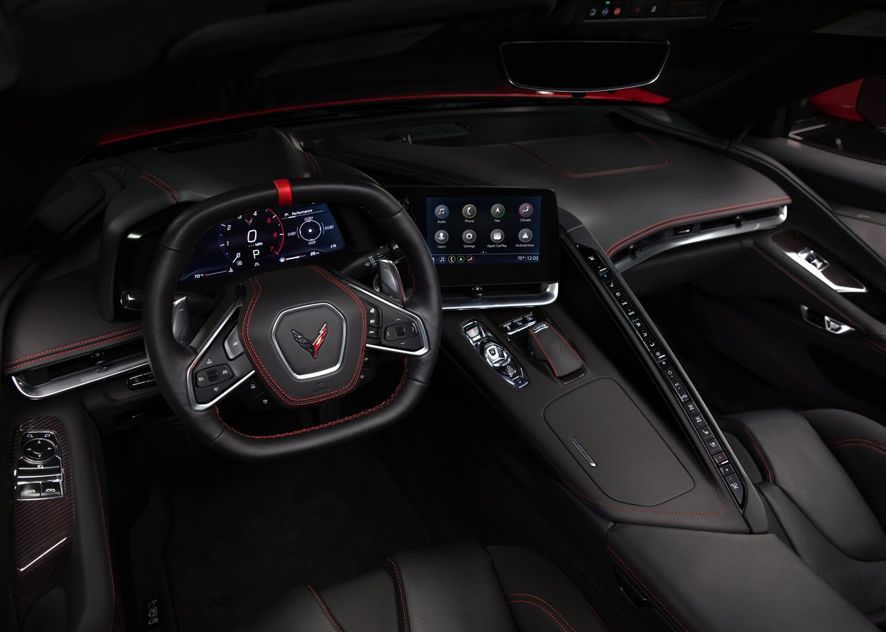 2020 chevrolet corvette - interior