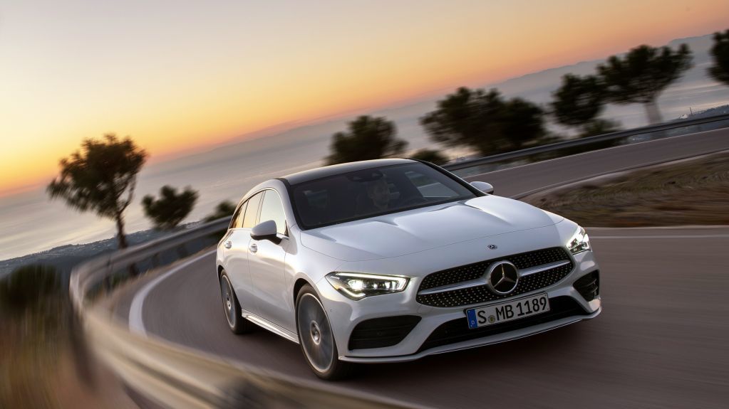 new CLA - front in driving