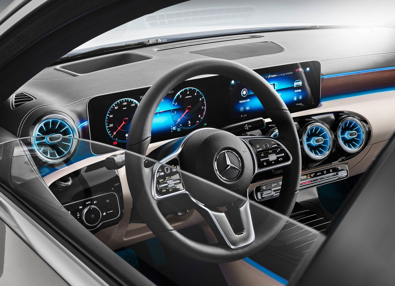 2019 mercedes benz a class - technology