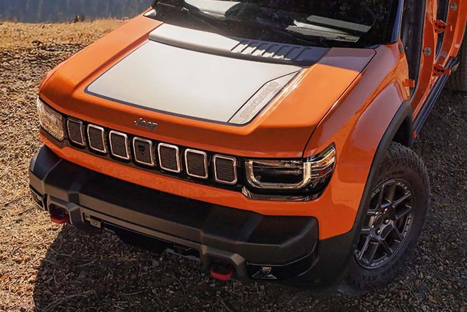 top view of the 2026 Jeep Recon