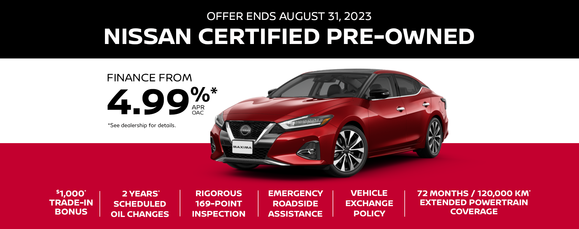 nissan certified pre owned special financing