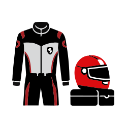 custom race suits and helmets