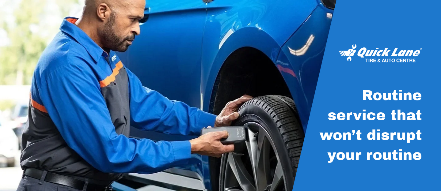 Routine service that won't disrupt your routine