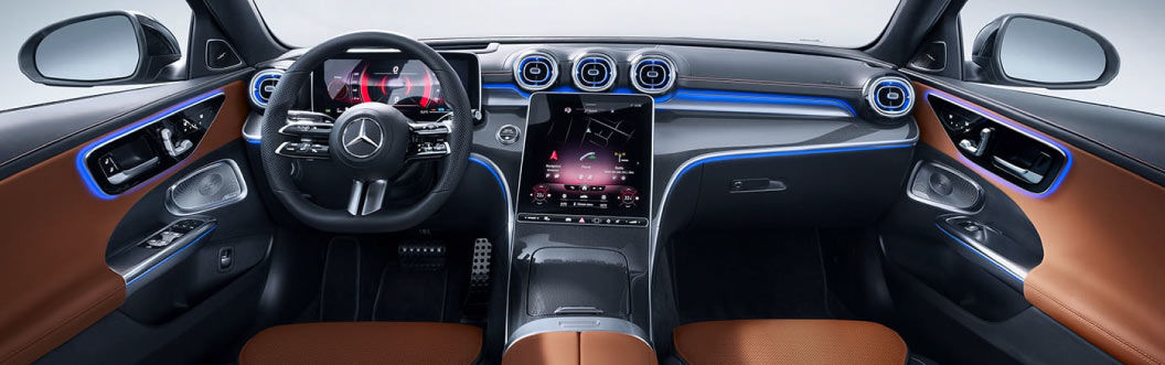 dashboard of mercedes-benz c-class cabriolet