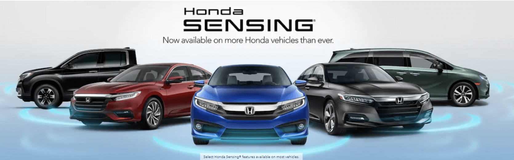 Honda Sensing Technology On More Vehicles Than Ever