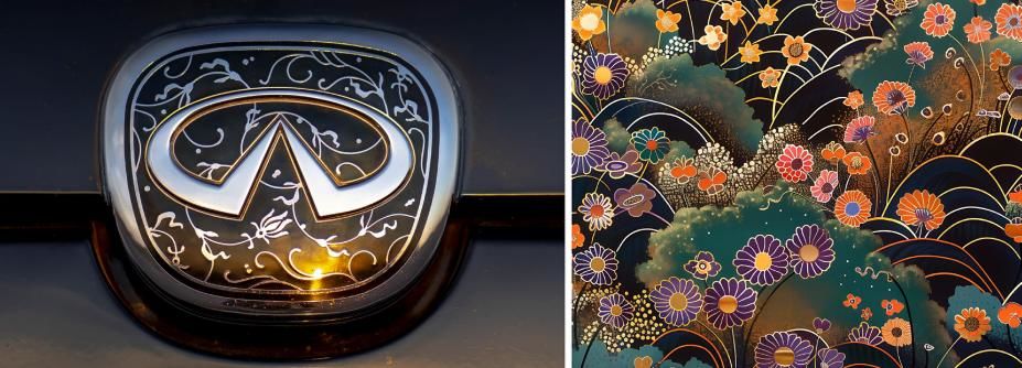 Infiniti With Floral Design And What Design Was Based On