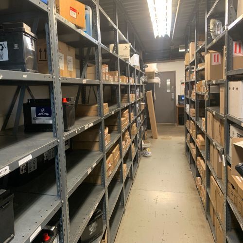Parts Deliveries Packed For Shipping At Acura Pickering