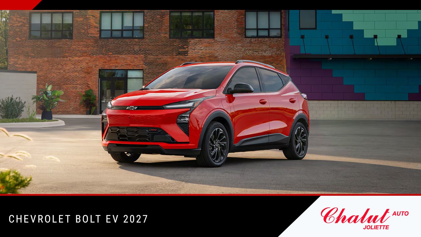 Chevrolet Bolt EV 2027: The affordable EV is available at Chalut auto in Joliette