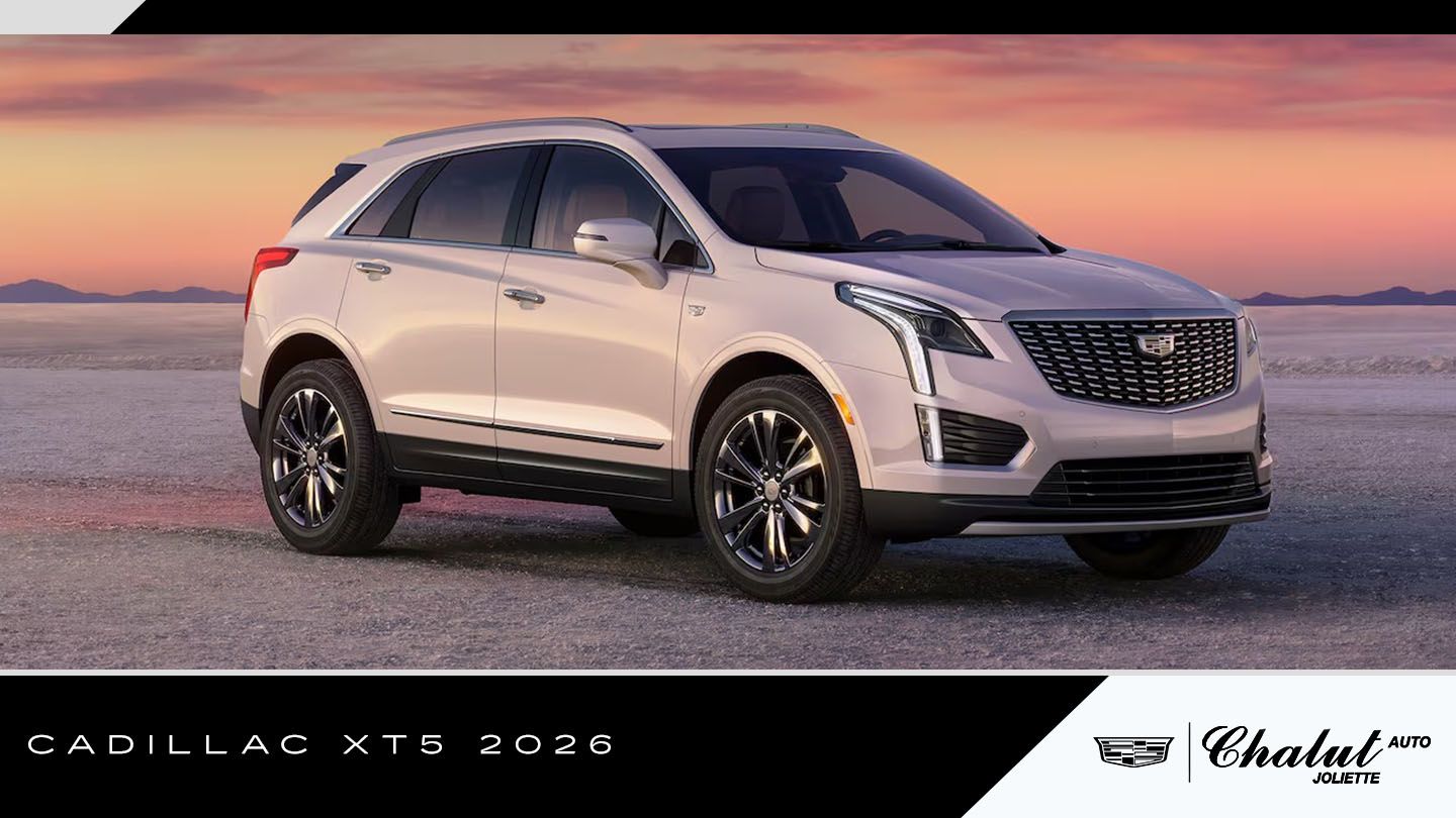Cadillac XT5 2026: a well-established luxury SUV at Chalut auto Cadillac in Joliette