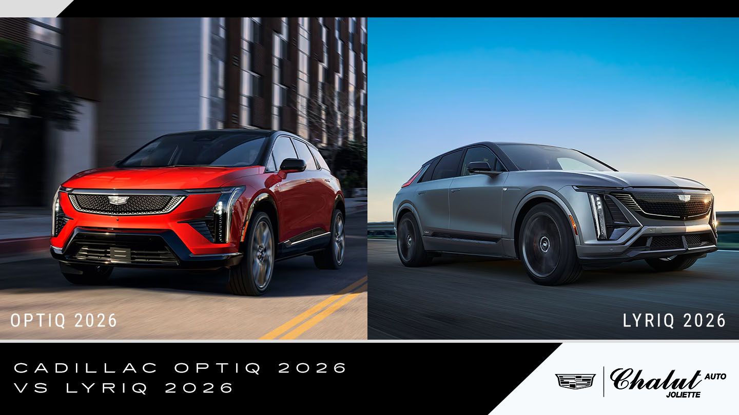 Cadillac OPTIQ 2027 vs LYRIQ 2027 : lequel choisir à Joliette?
