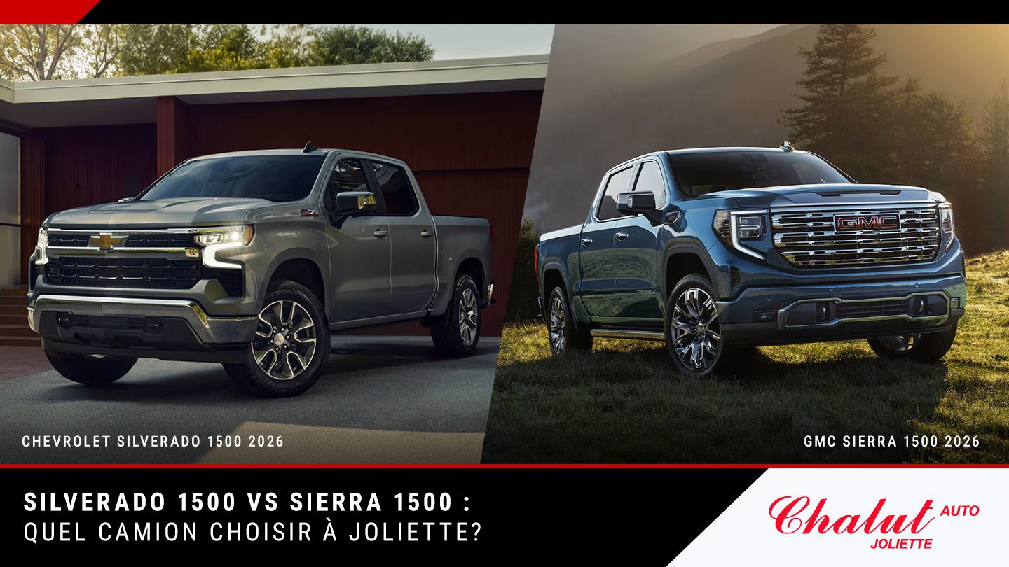 Silverado 1500 vs Sierra 1500 : quel camion choisir à Joliette?