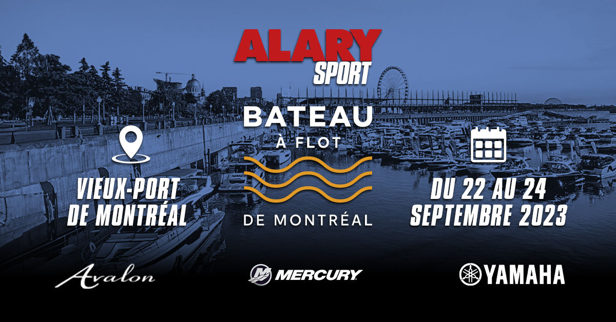 Alary Sport au salon bateau à flot de Montréal 2023