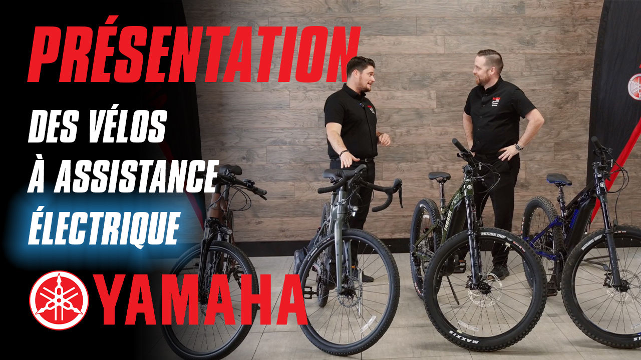 Découvrez la gamme de vélos à assistance électrique de Yamaha