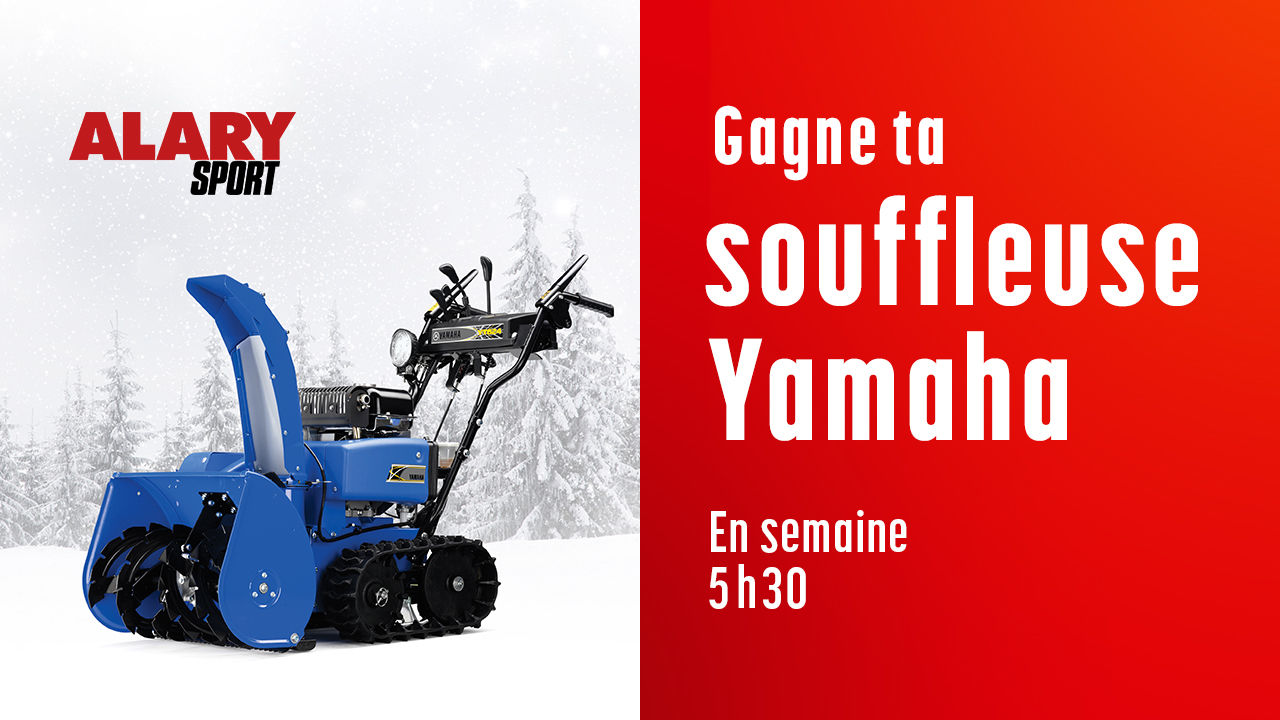 Gagne une souffleuse Yamaha avec CKOI et Alary Sport