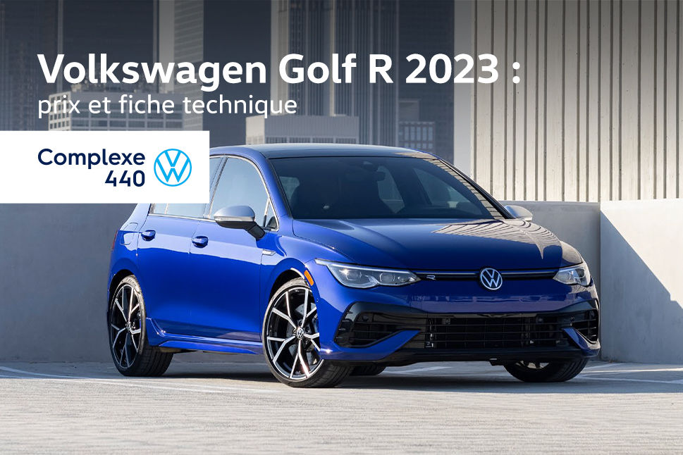 image bannière VW Golf R 2023: prix et fiche technique