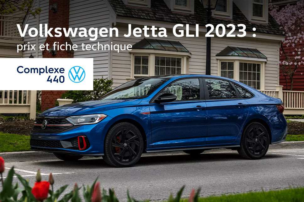 image bannière VW Jetta GLI 2023: prix et fiche technique