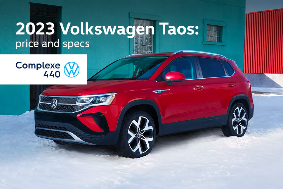 header banner 2023 VW Taos: price and specs