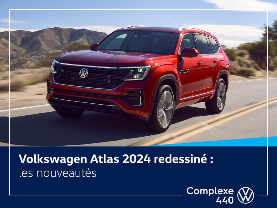 Volkswagen Atlas 2024 redessiné : les nouveautés