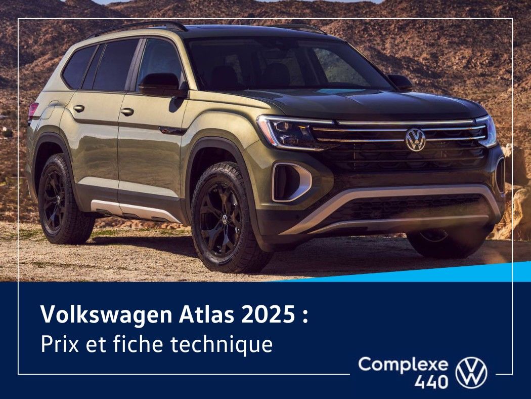 Volkswagen Atlas : Prix et fiche technique 2025