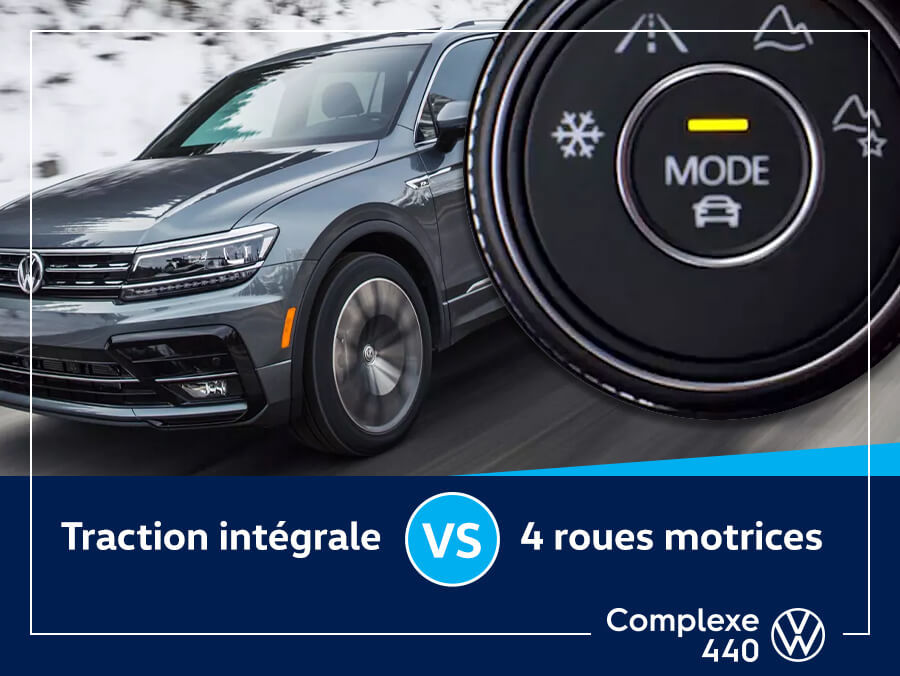 Traction intégrale VS 4 roues motrices.