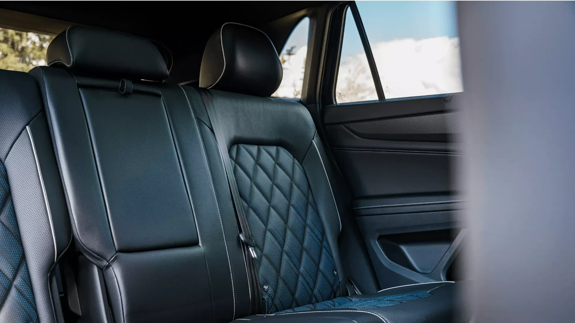 Banquette arri&egrave;re du Volkswagen Atlas Cross Sport 2026 &agrave; 5 places.