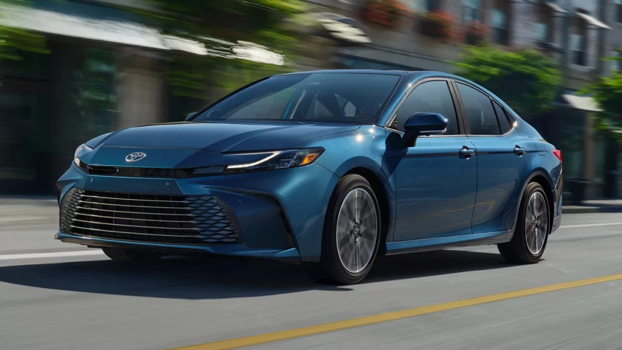 2026 Toyota Camry in city driving among the most reliable family sedans.