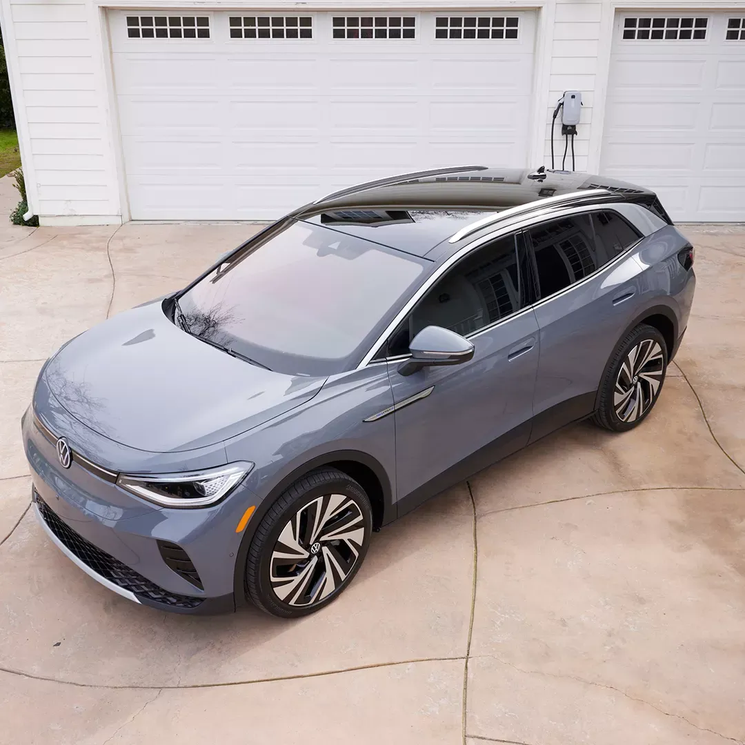 2025 Volkswagen ID.4 electric to illustrate reduced maintenance costs for an EV.