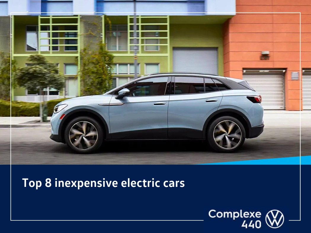 Volkswagen ID.4 illustrating a top 8 affordable electric cars to consider in 2026.