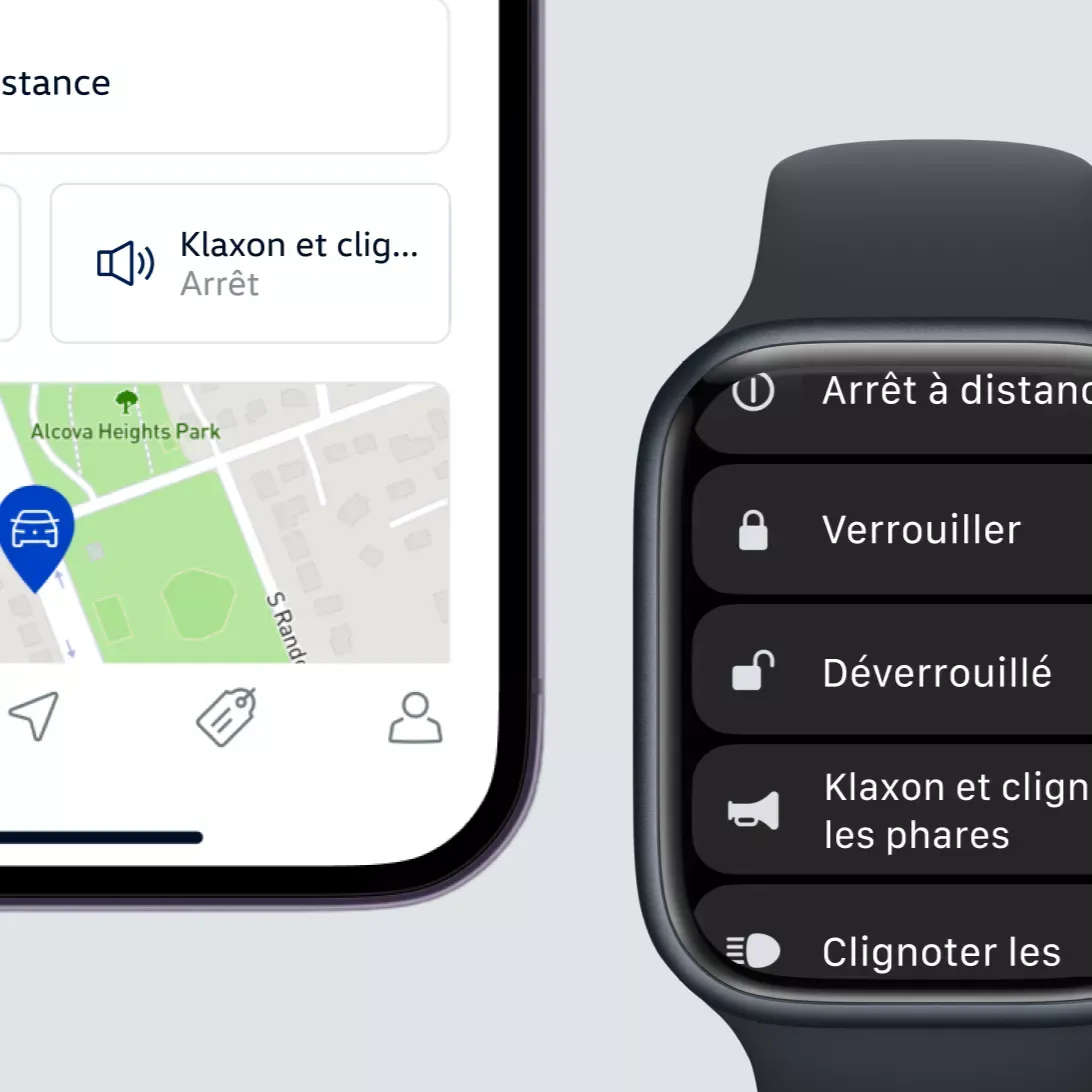 Application mobile Volkswagen et commandes à distance disponibles sur la Jetta Comfortline 2026.