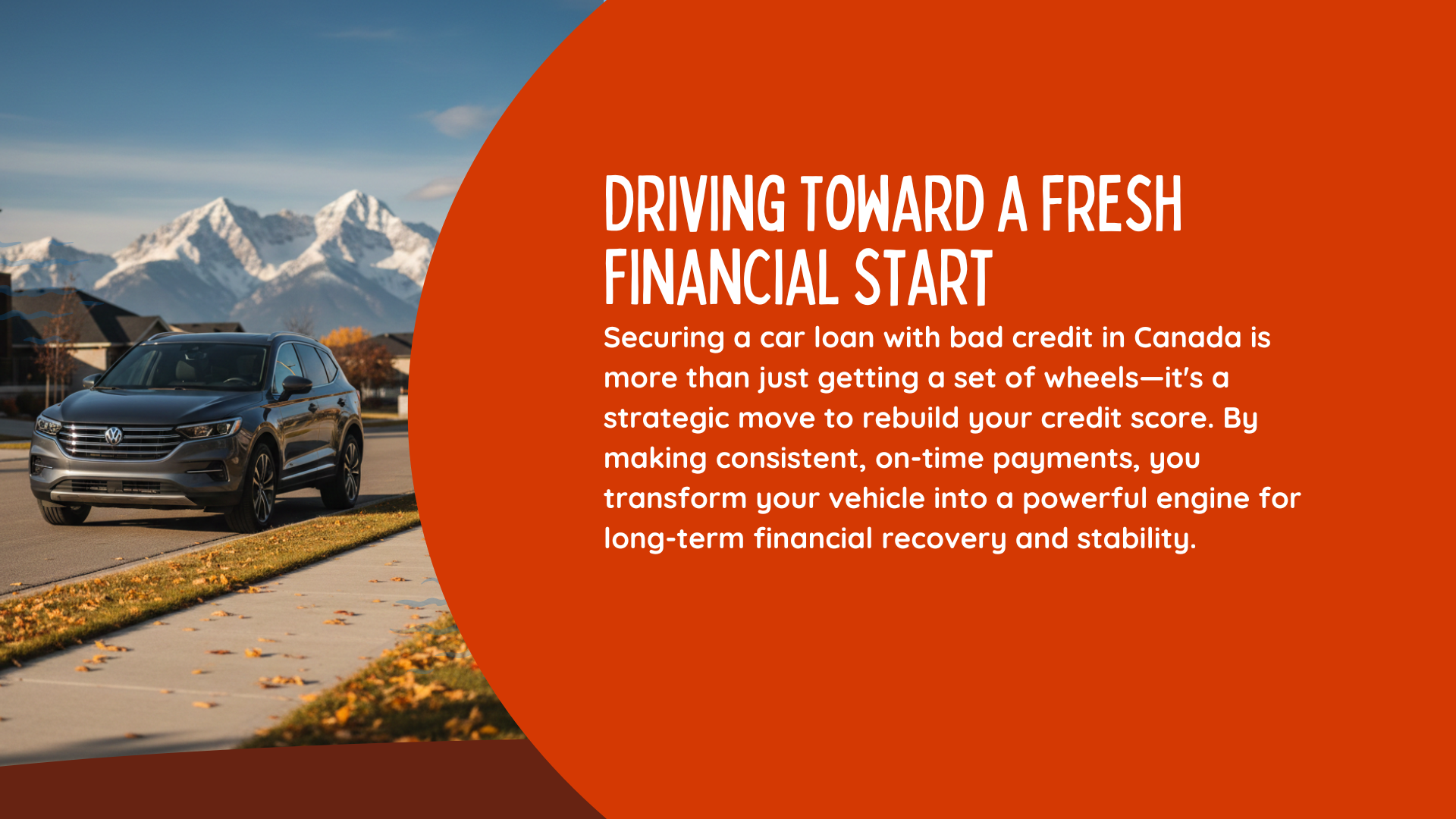 How to Buy a Car with Bad Credit in Canada (and Rebuild Your Finances)