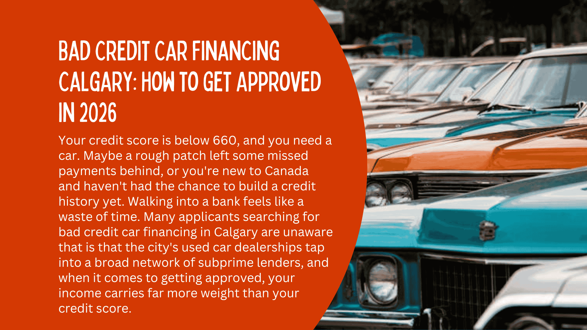 Bad Credit Car Financing Calgary: How to Get Approved in 2026