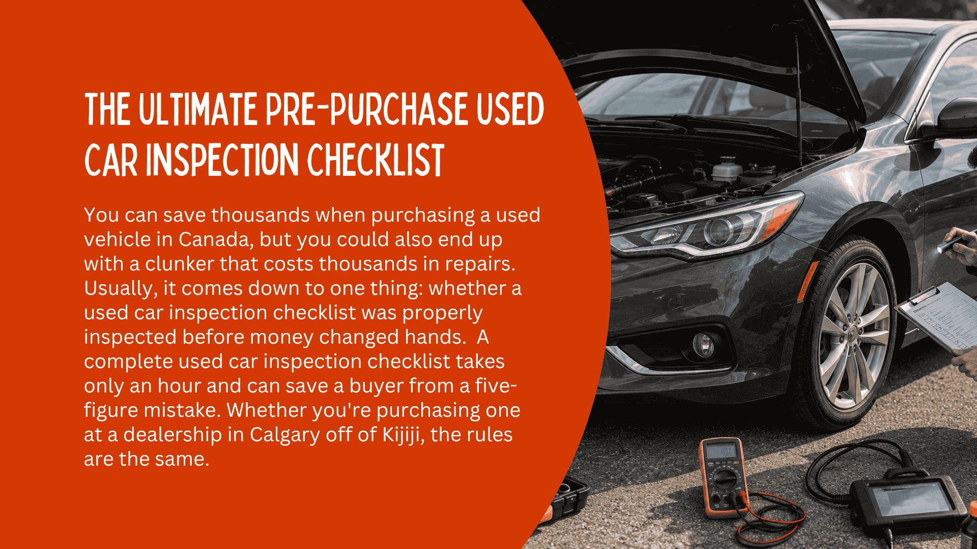 The Ultimate Pre-Purchase Used Car Inspection Checklist