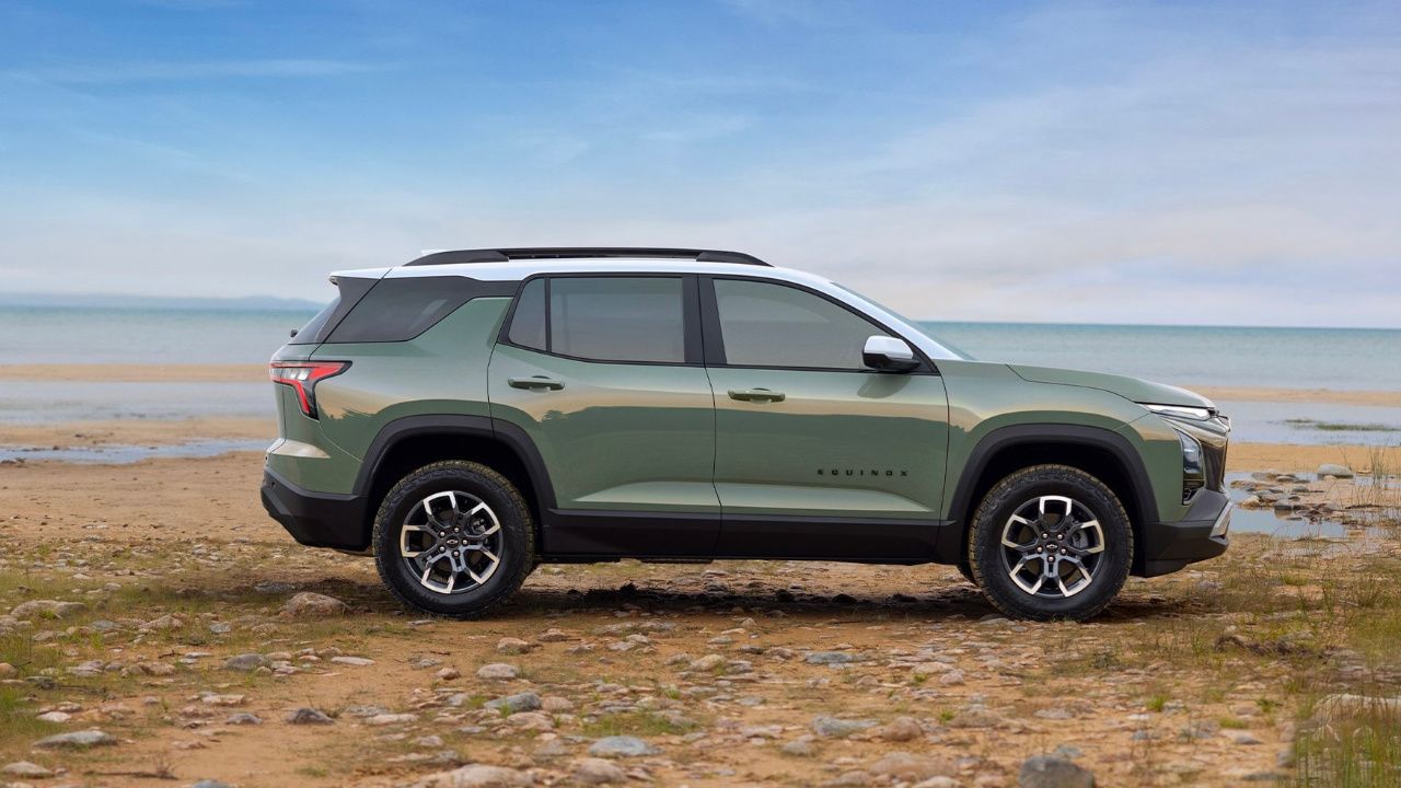 Vue latérale du Chevrolet Equinox 2026